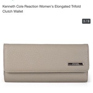 NWOT Kenneth Cole Reaction Taupe Wallet Clutch